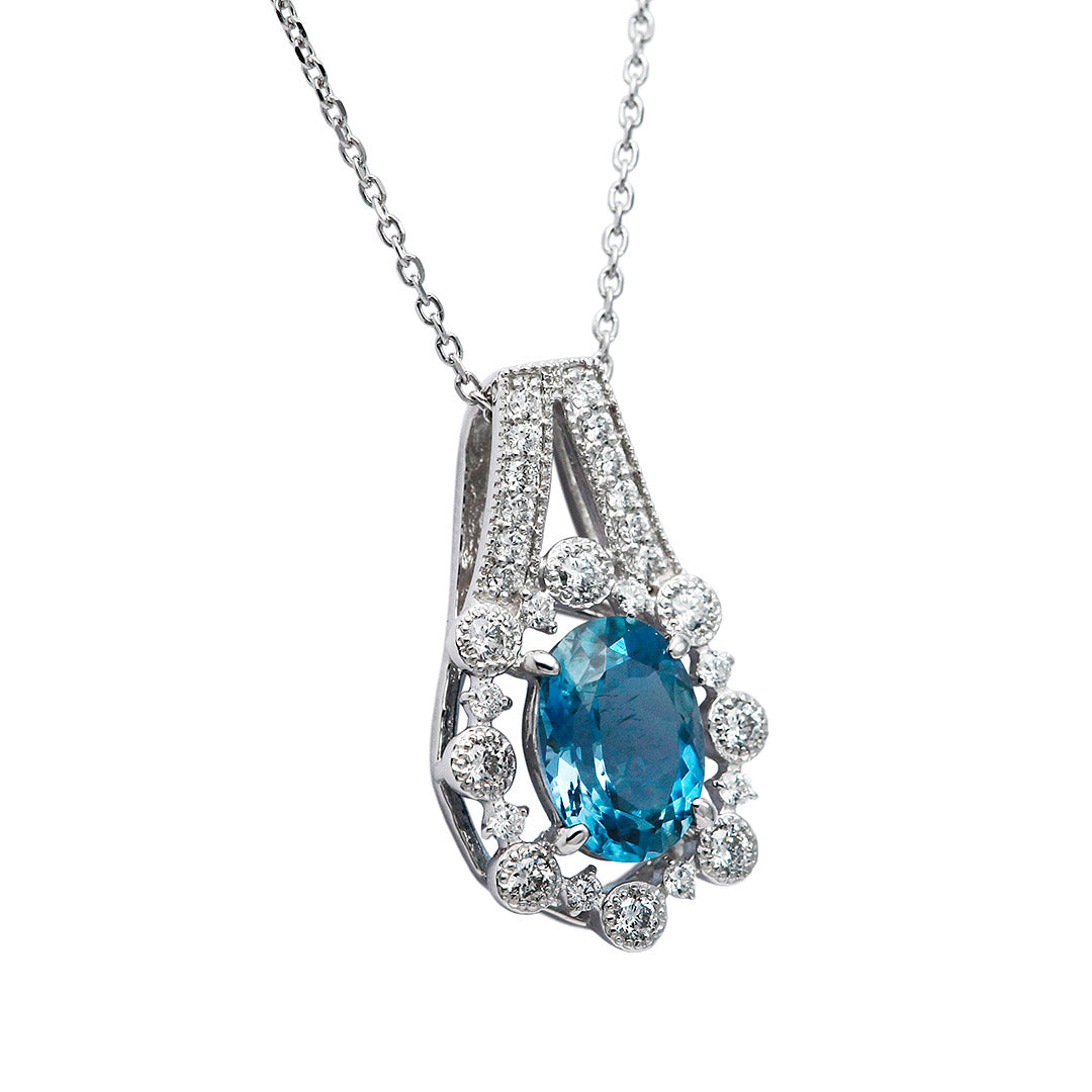 <tc>Aquamarine Pendant Top ｜ PX05296</tc>