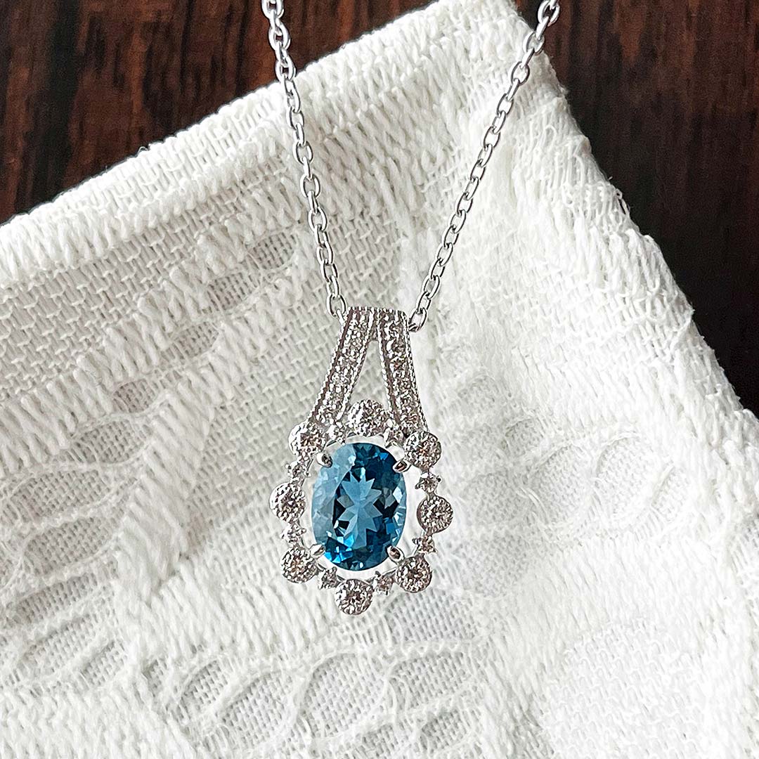 <tc>Aquamarine Pendant Top ｜ PX05296</tc>