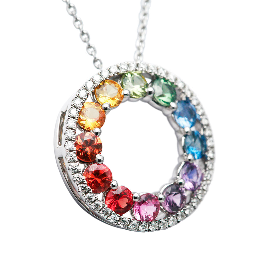 <tc>Clolored Sapphire Pendant top | PX05305</tc>