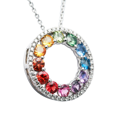 <tc>Clolored Sapphire Pendant top | PX05305</tc>