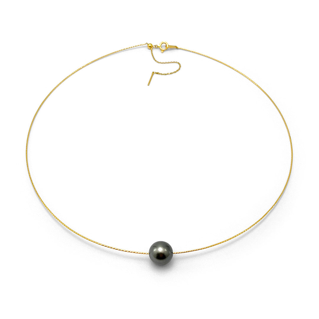 <tc>Tahitian Black Pearl Necklace | PX05306</tc>