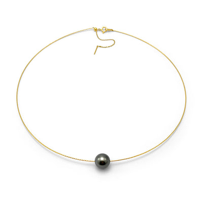 <tc>Tahitian Black Pearl Necklace | PX05306</tc>