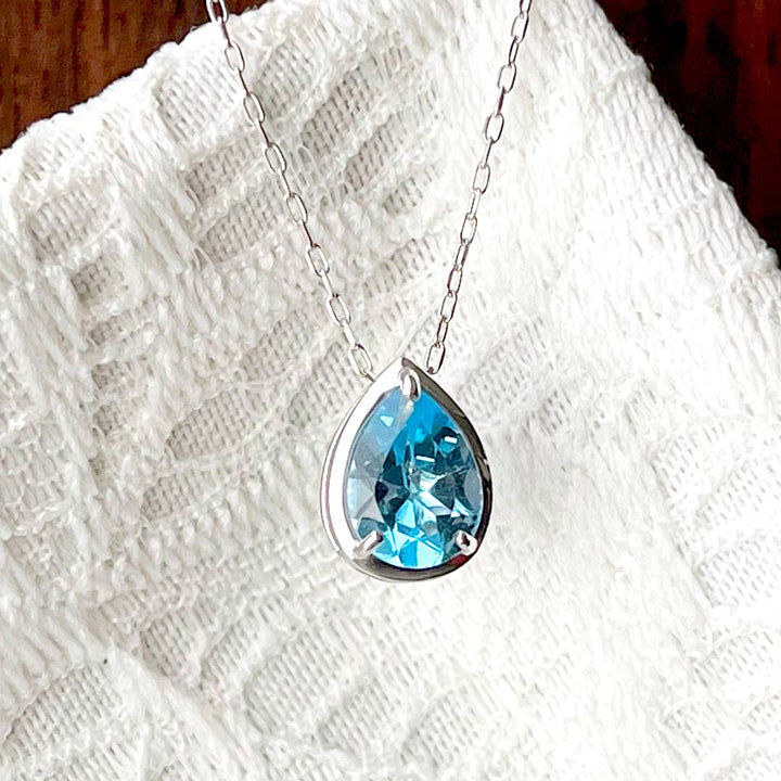 Blue topaz necklace ｜ PX05318