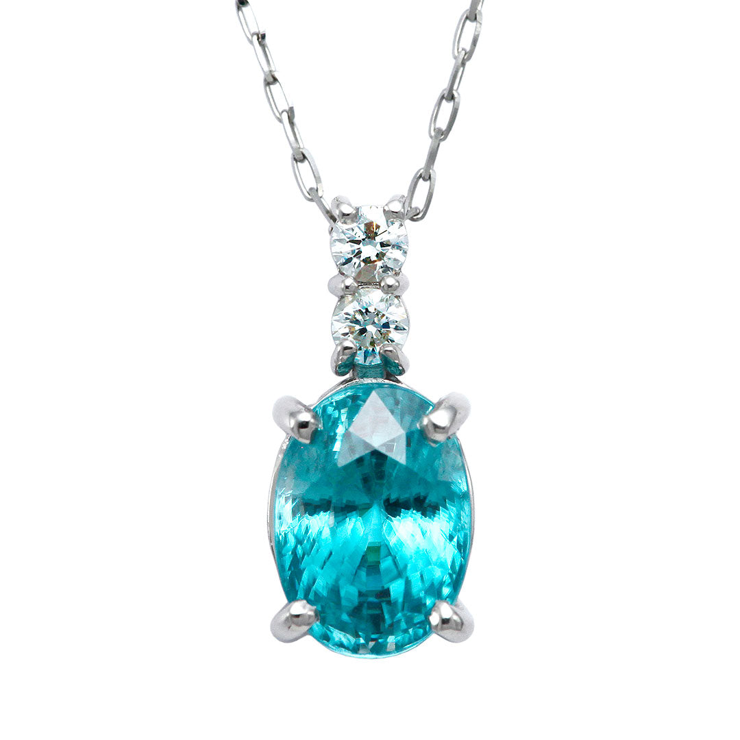 Blue Zircon Necklace | PX05332