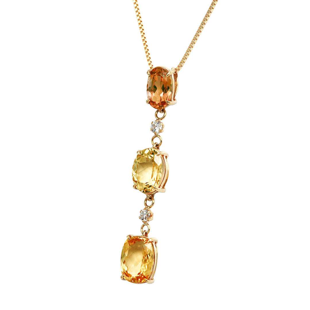 Imperial topaz necklace ｜ PX05335