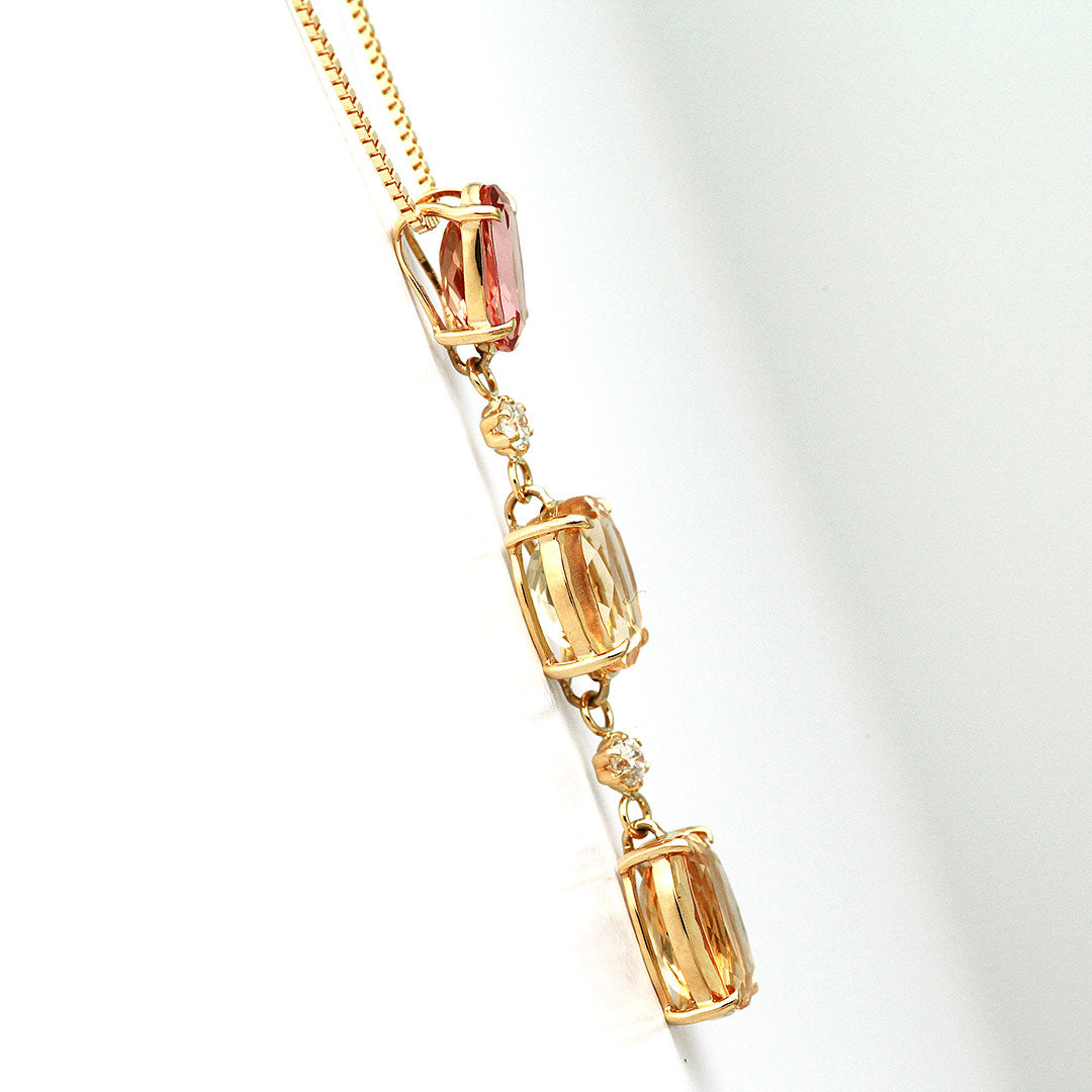 Imperial topaz necklace ｜ PX05335