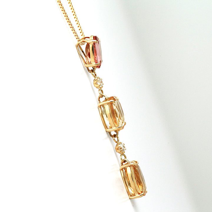 Imperial topaz necklace ｜ PX05335