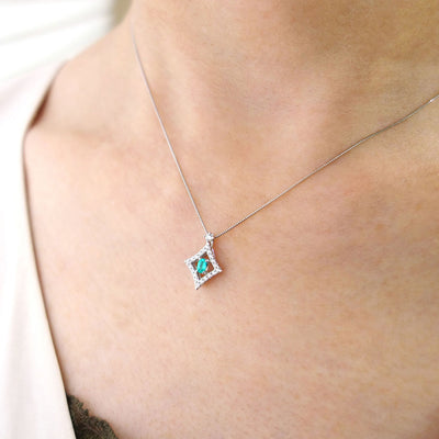 Paraiba tourmaline necklace | PX05342