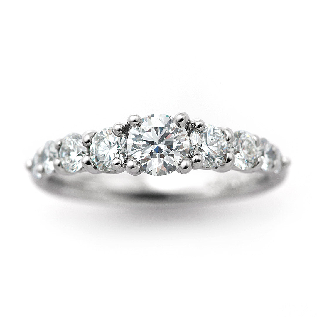 Diamond Half Eternity Ring | RD02736