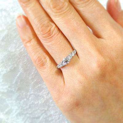 Diamond Half Eternity Ring | RD02736