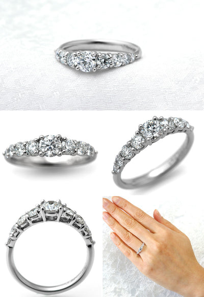 Diamond Half Eternity Ring | RD02736