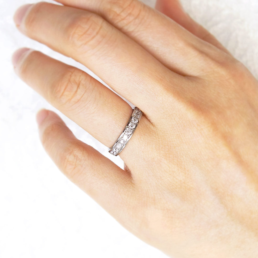 Diamond Half Eternity Ring | RD02579