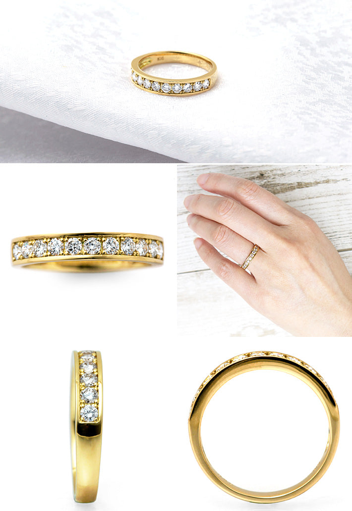 Diamond Half Eternity Ring (Finger Ring) | RD02722