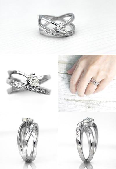 Pear Shape Cut Diamond Ring | RD02805