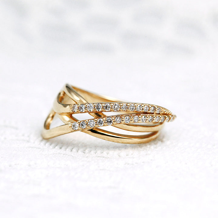 Diamond pinky ring | RD02914