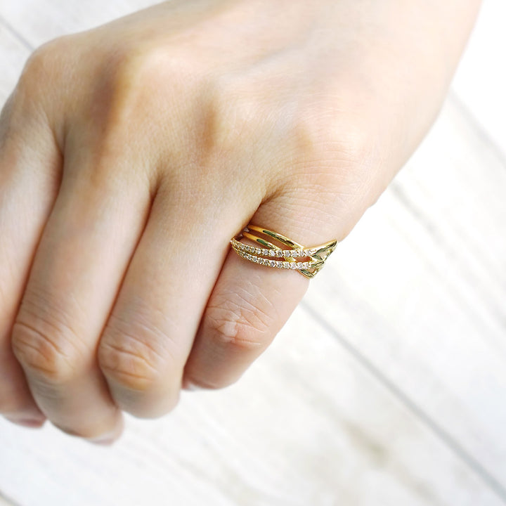 Diamond pinky ring | RD02914