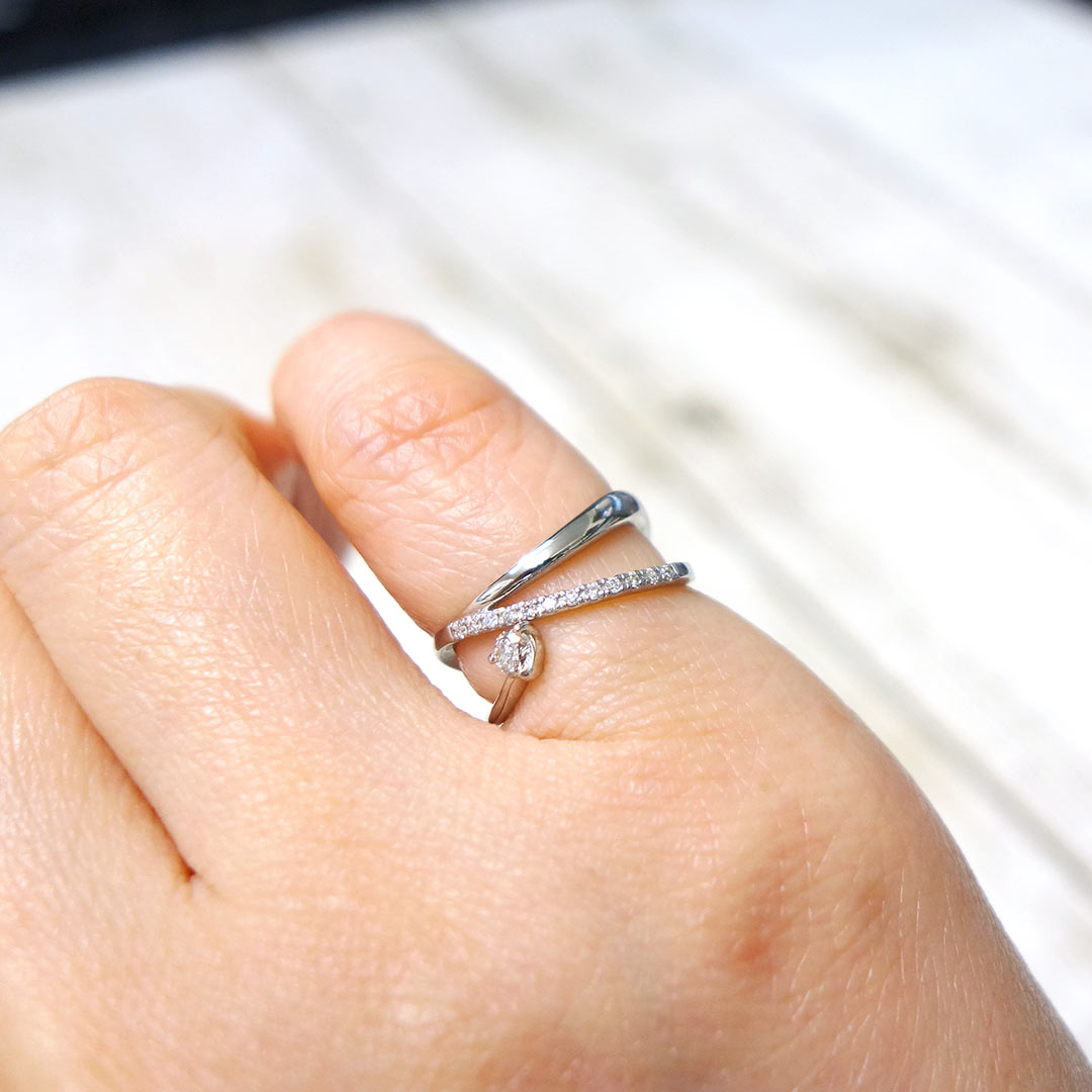Diamond pinky ring | RD02939