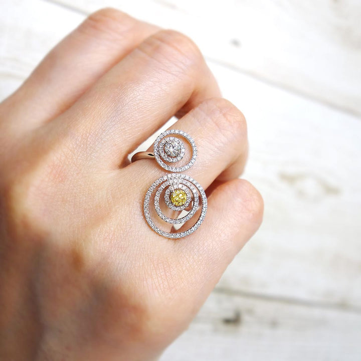 Yellow diamond ring (ring) | RD02947