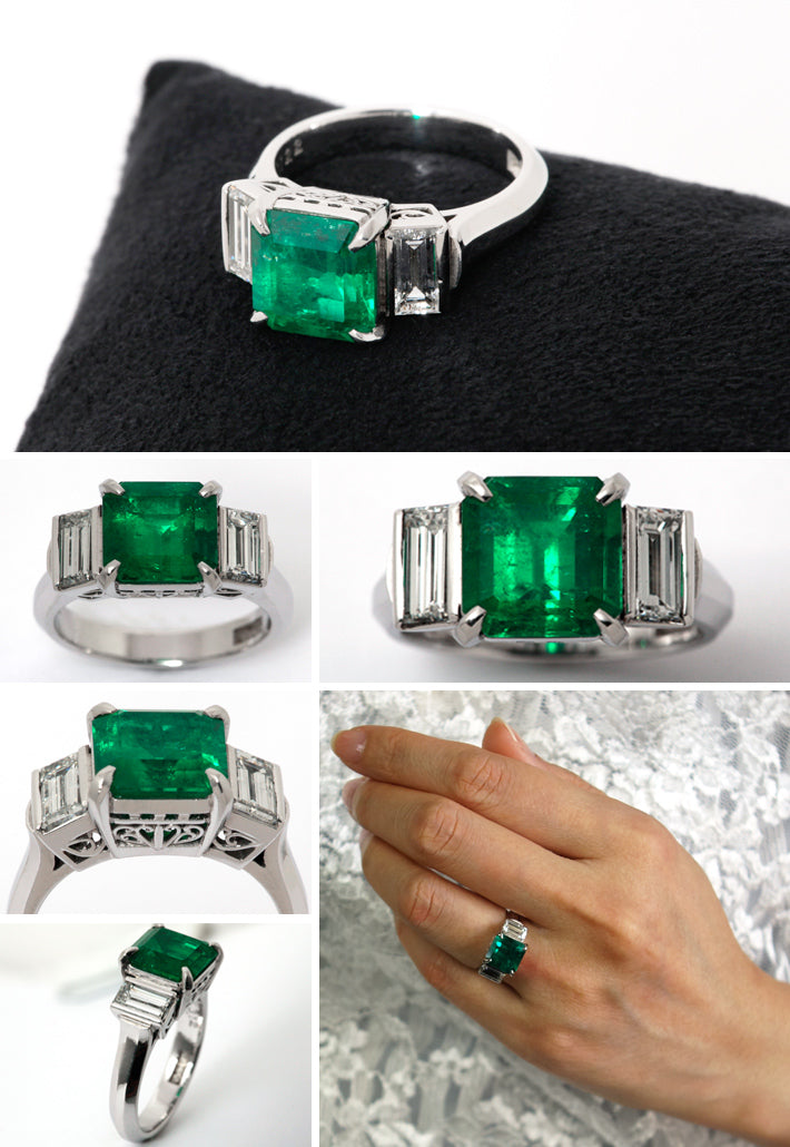 Emerald ring | RE00225