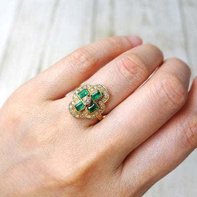 Emerald ring ｜ RE00368