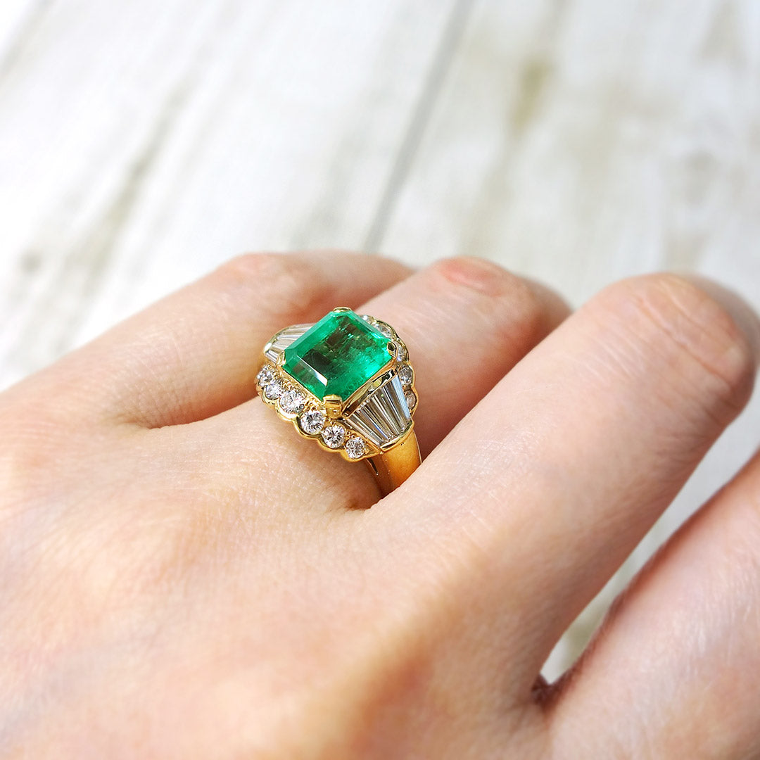 Emerald ring ｜ RE00369