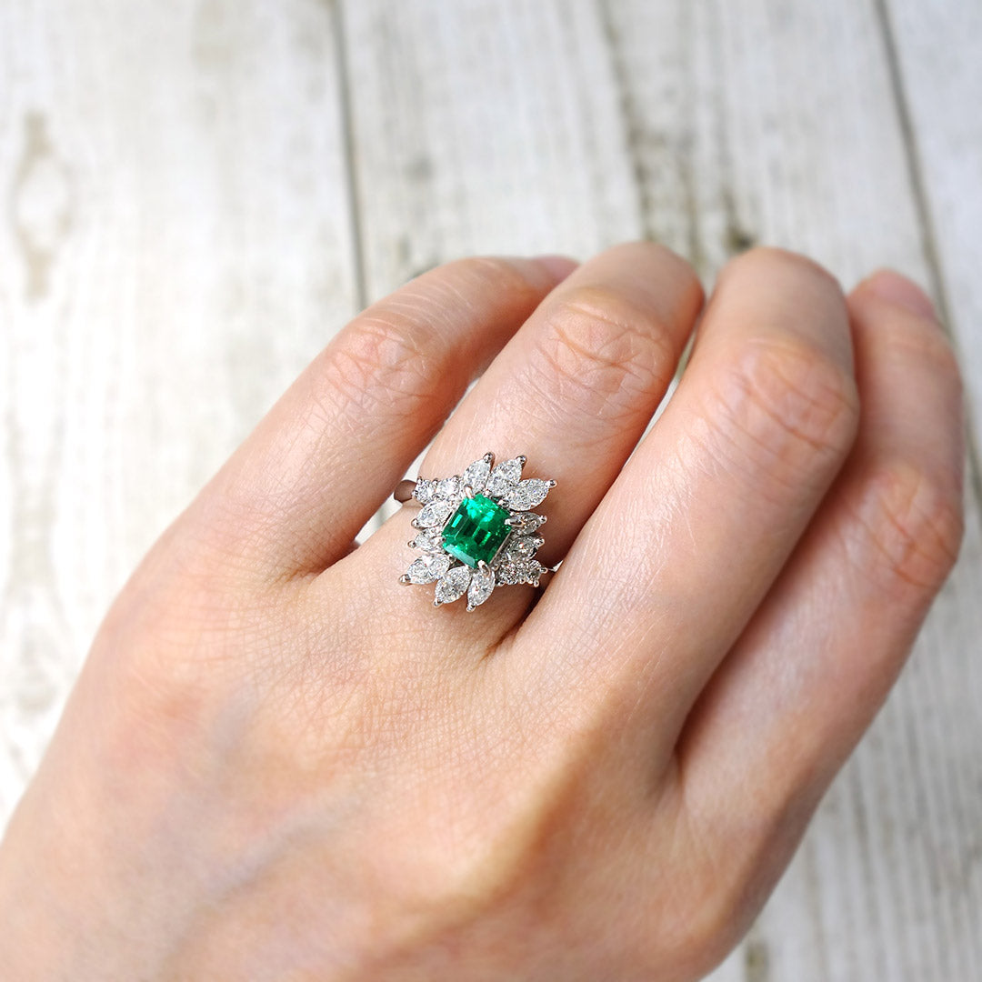 Emerald ring | RE00409