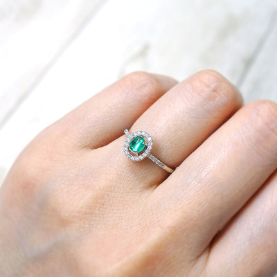 Emerald Cat's Eye Ring ｜ RE00436