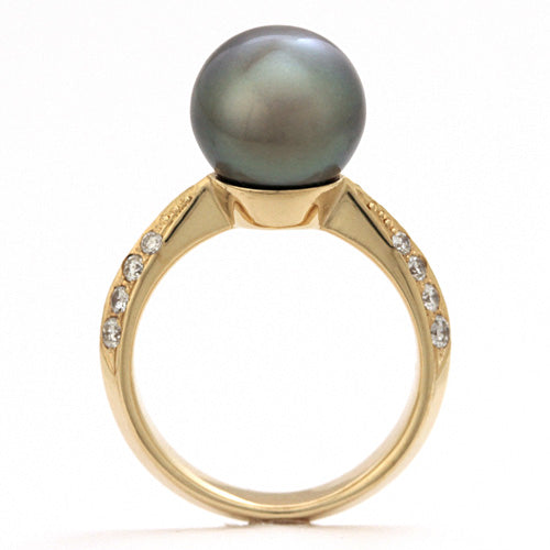 <tc>South Sea Black  Pearl Ring (Ring) ｜ RM02355</tc>