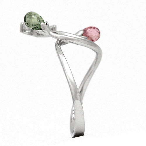 Pink & Green Tourmaline Ring | RM03374