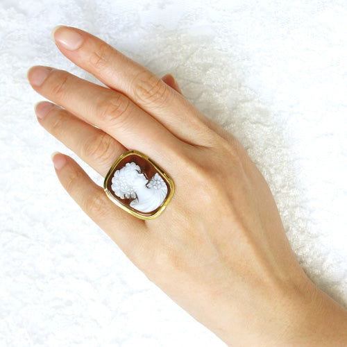Chocolate Cameo Ring | RM03467