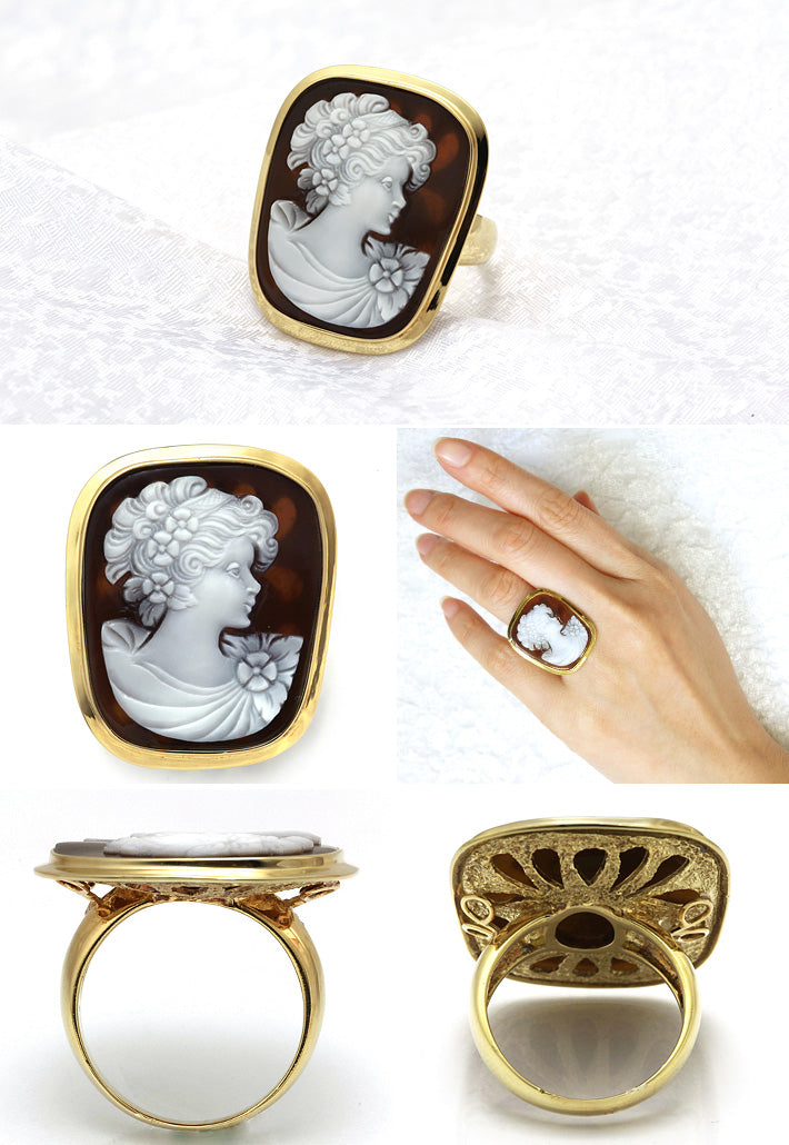 Chocolate Cameo Ring | RM03467