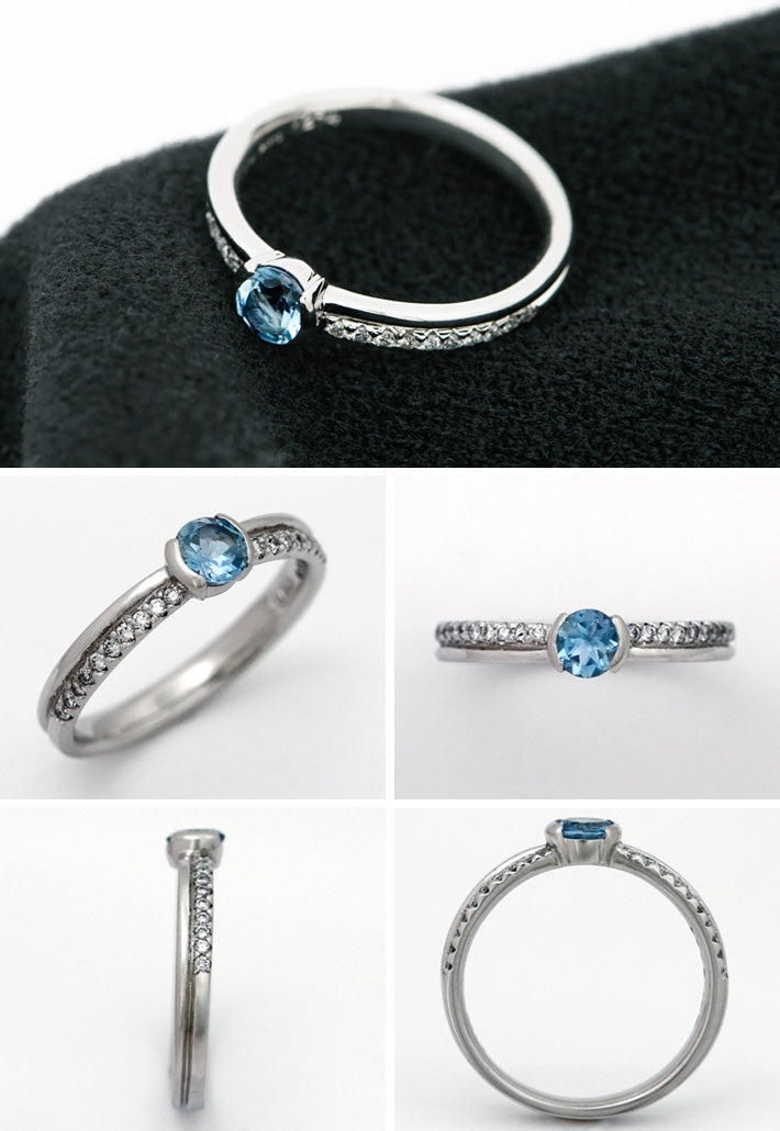 Engagement Ring Aquamarine | HD02576AQ