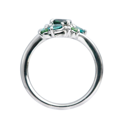Green & Blue Tourmaline Ring ｜ RM03713