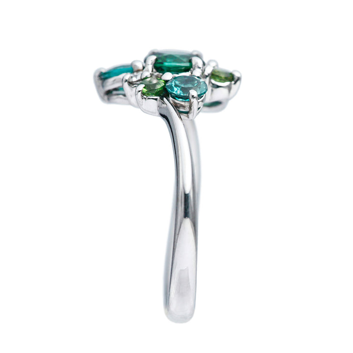 Green & Blue Tourmaline Ring ｜ RM03713