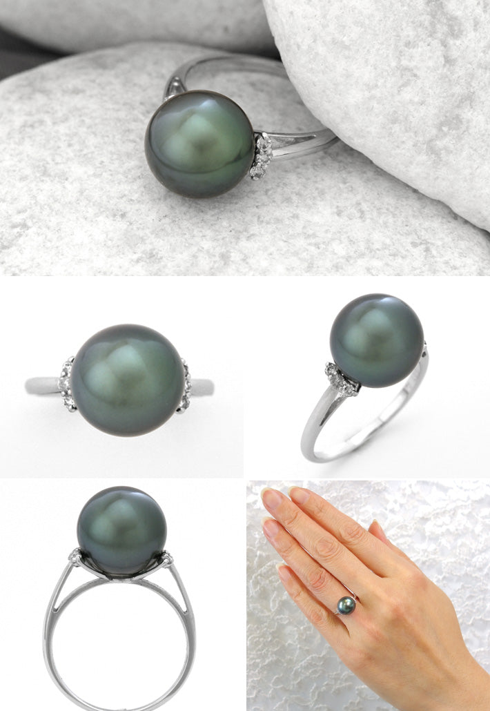 Tahitian Black Pearl Ring | RM03780