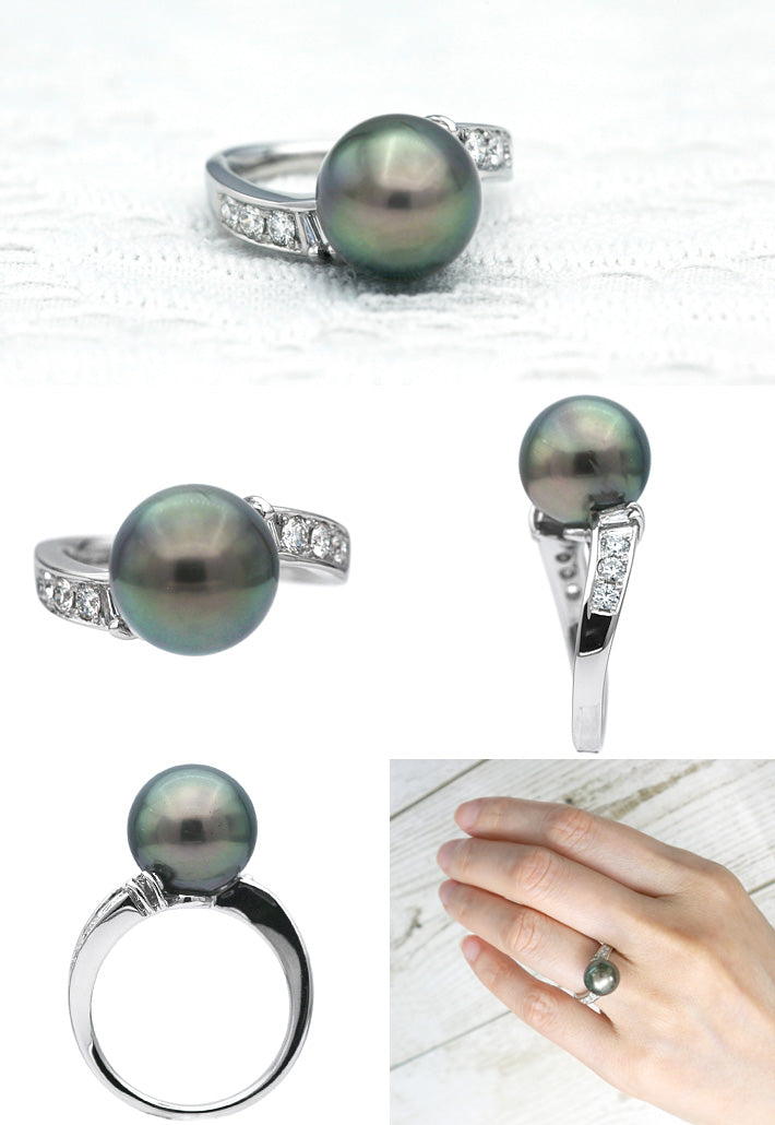<tc>South Sea Black  Pearl Ring (Ring) ｜ RP00988</tc>
