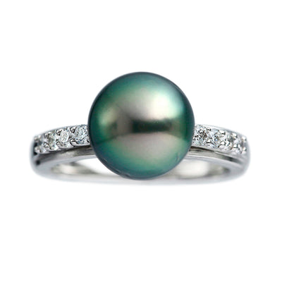 South Sea Black Pearl (Peacock) Ring | RP00993