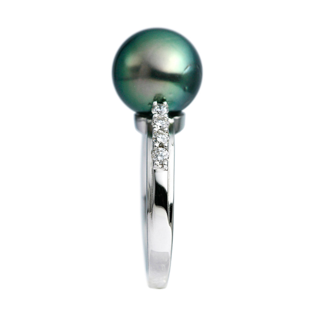 South Sea Black Pearl (Peacock) Ring | RP00993
