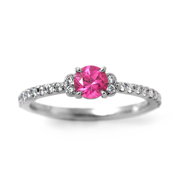 Engagement ring Pink tourmaline | HD02575PT