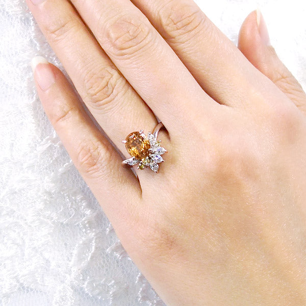 Golden Sapphire Ring | RS00430