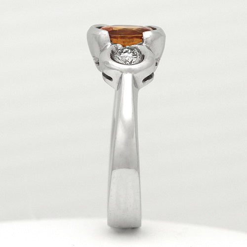 Orange sapphire ring (ring) ｜ RS00509