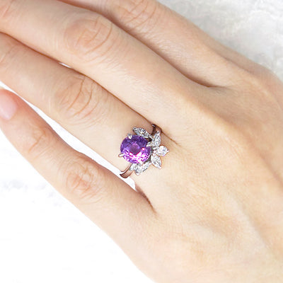 Purple Sapphire Ring | RS00530