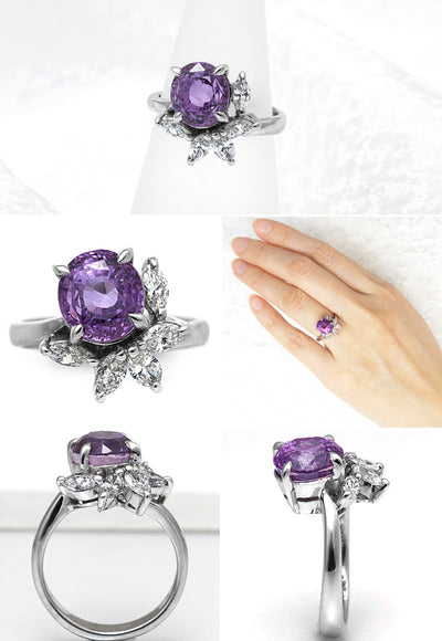 Purple Sapphire Ring | RS00530
