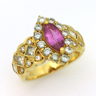 Pink Sapphire Ring | RS00558