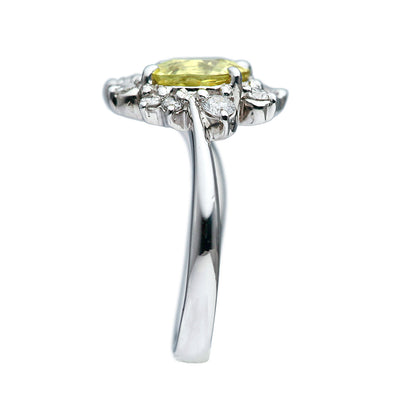 Yellow sapphire ring (ring) ｜ RS00669