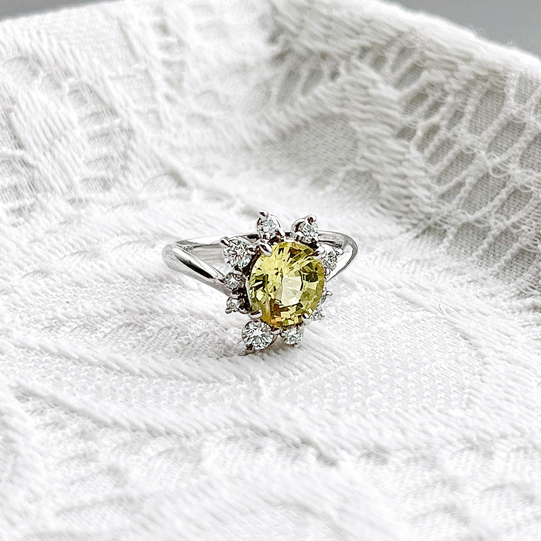 <tc>Yellow sapphire ring ｜ RS00669</tc>
