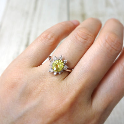 Yellow sapphire ring (ring) ｜ RS00669