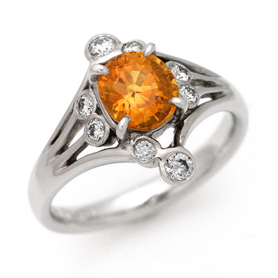 Yellow sapphire ring (ring) ｜ RS00670