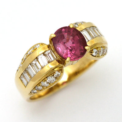 Pink Sapphire Ring | RS00672