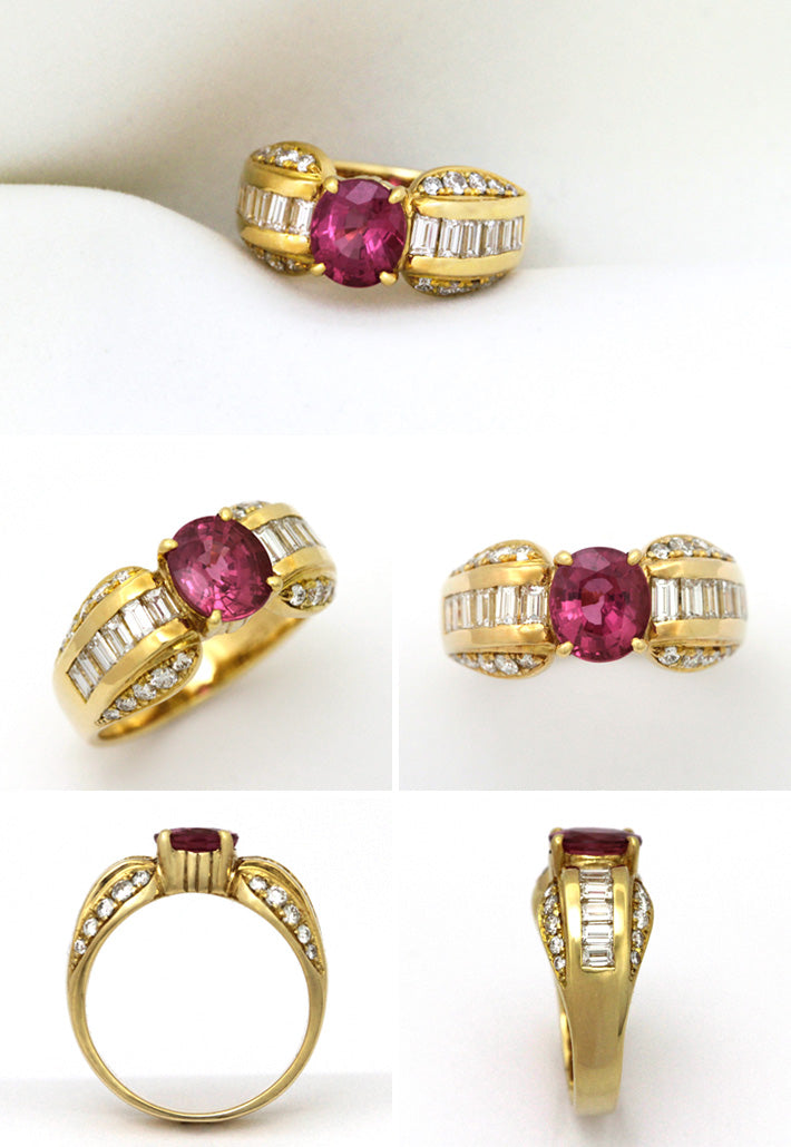 Pink Sapphire Ring | RS00672